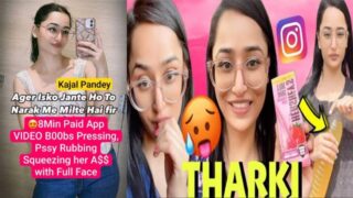 DropMMS Kajol Pandey Famous Instagram Influencer Latest Paid App Exclusive Live Nude Video