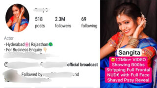 Masahub new Famous Actress Sangita Stripping Showing Nude Boobs and Shaved Pussy